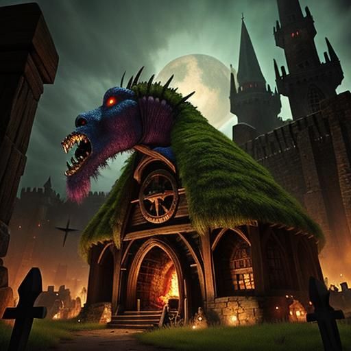 Spooky Medieval Lair Conceals a Monster