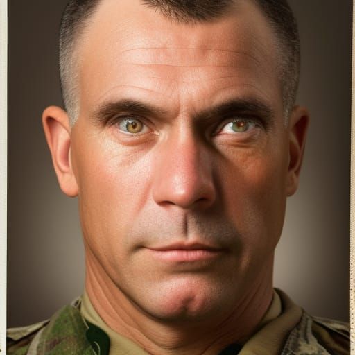 Sarge Portrait from Quake 3 Arena