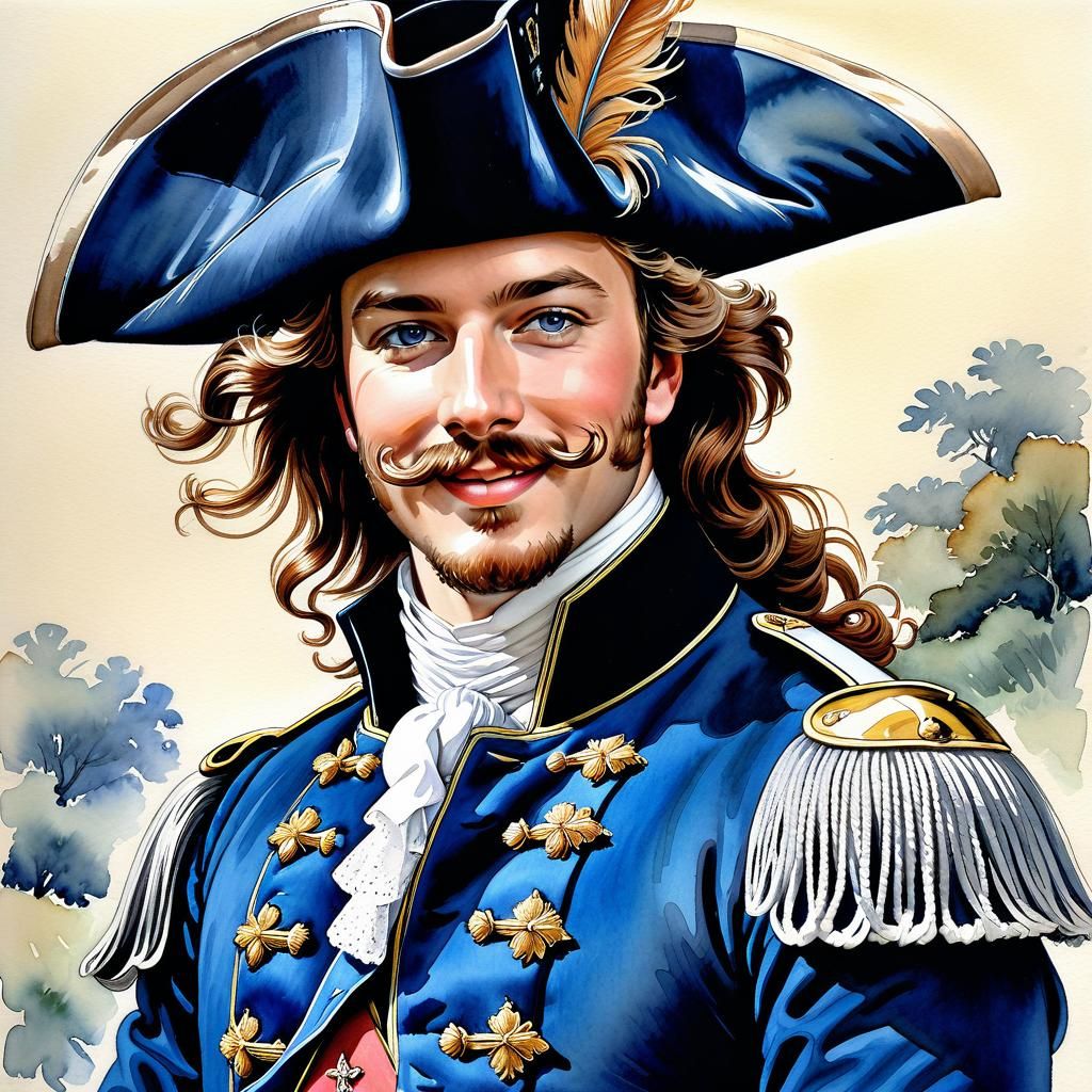 French Musketeer from XVIIIth century