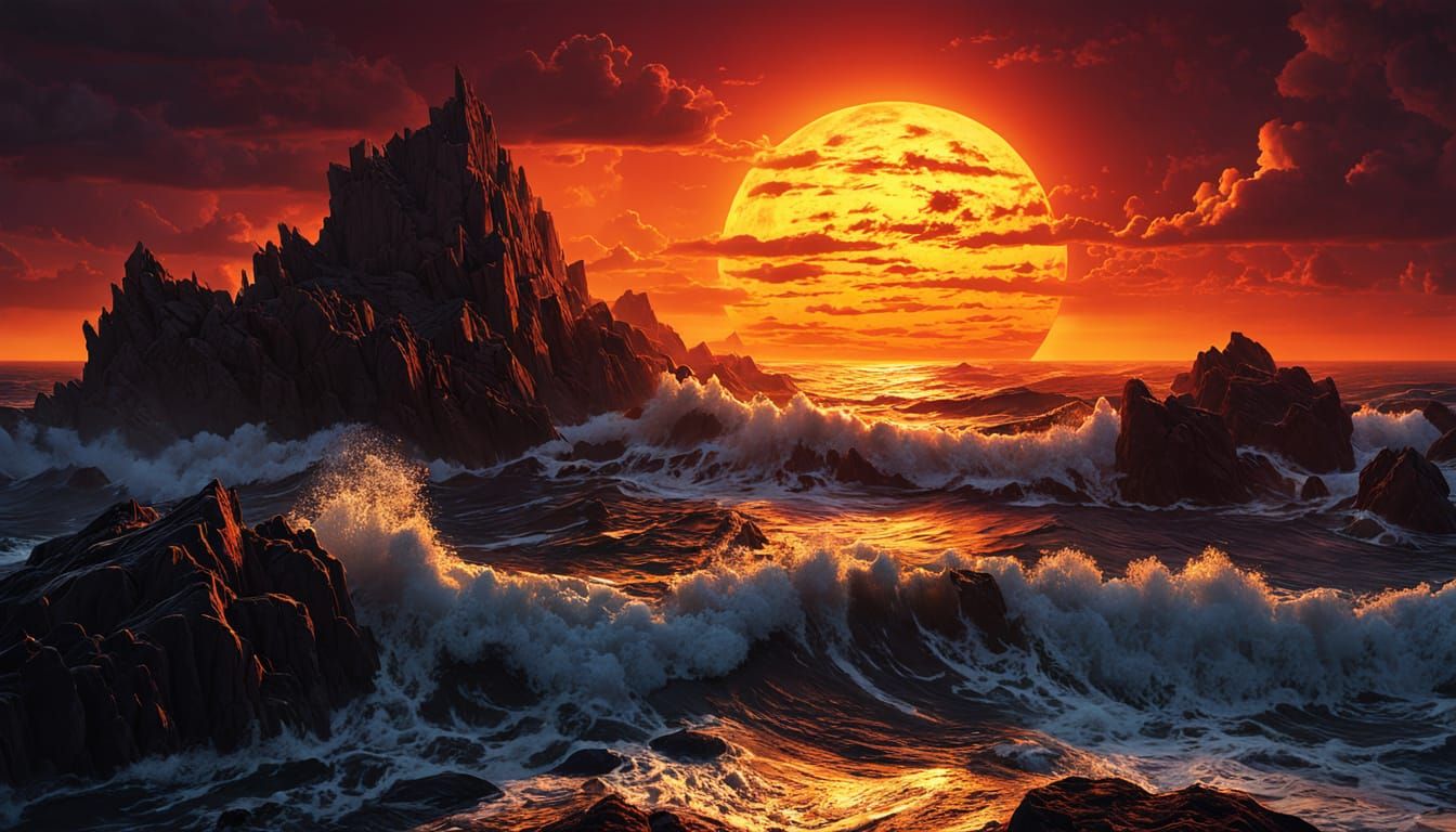 An Apocalyptic Sunset