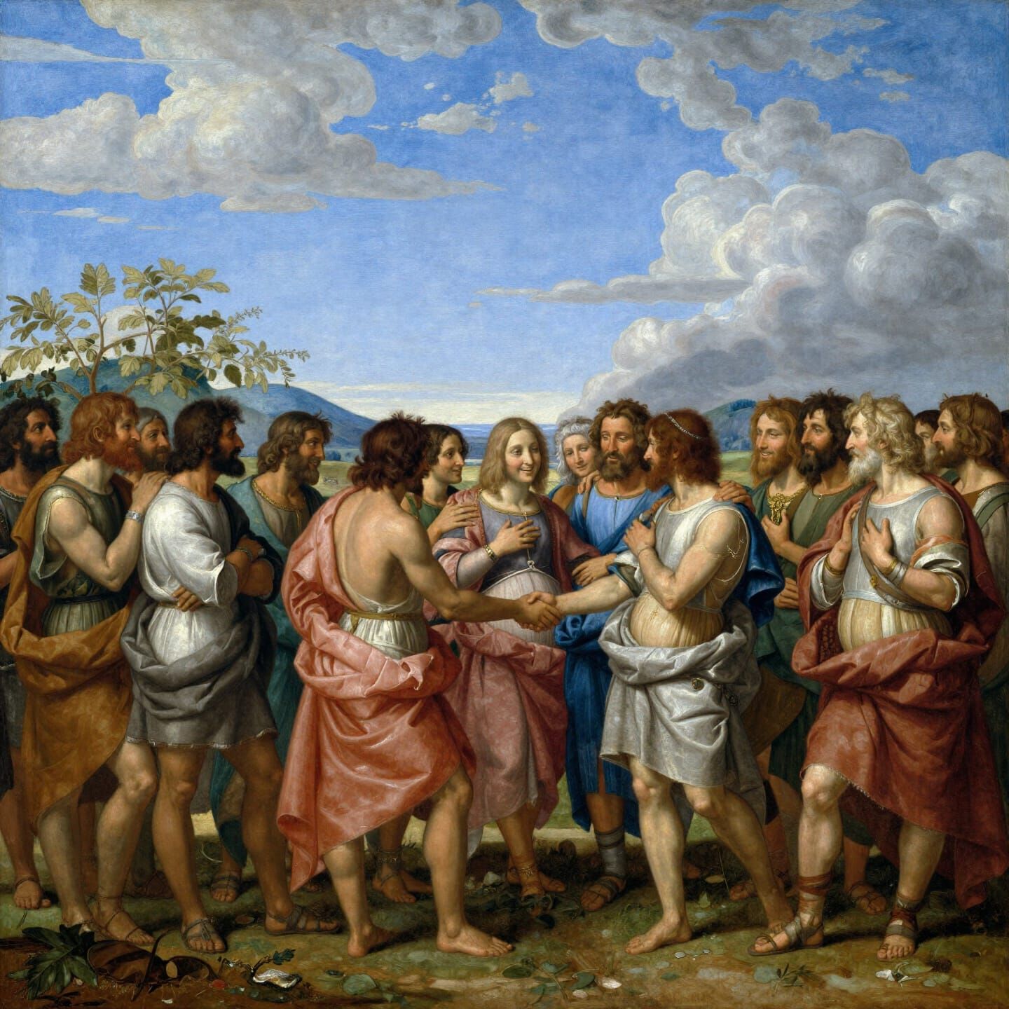 Historical Figures Unite in Renaissance Painting