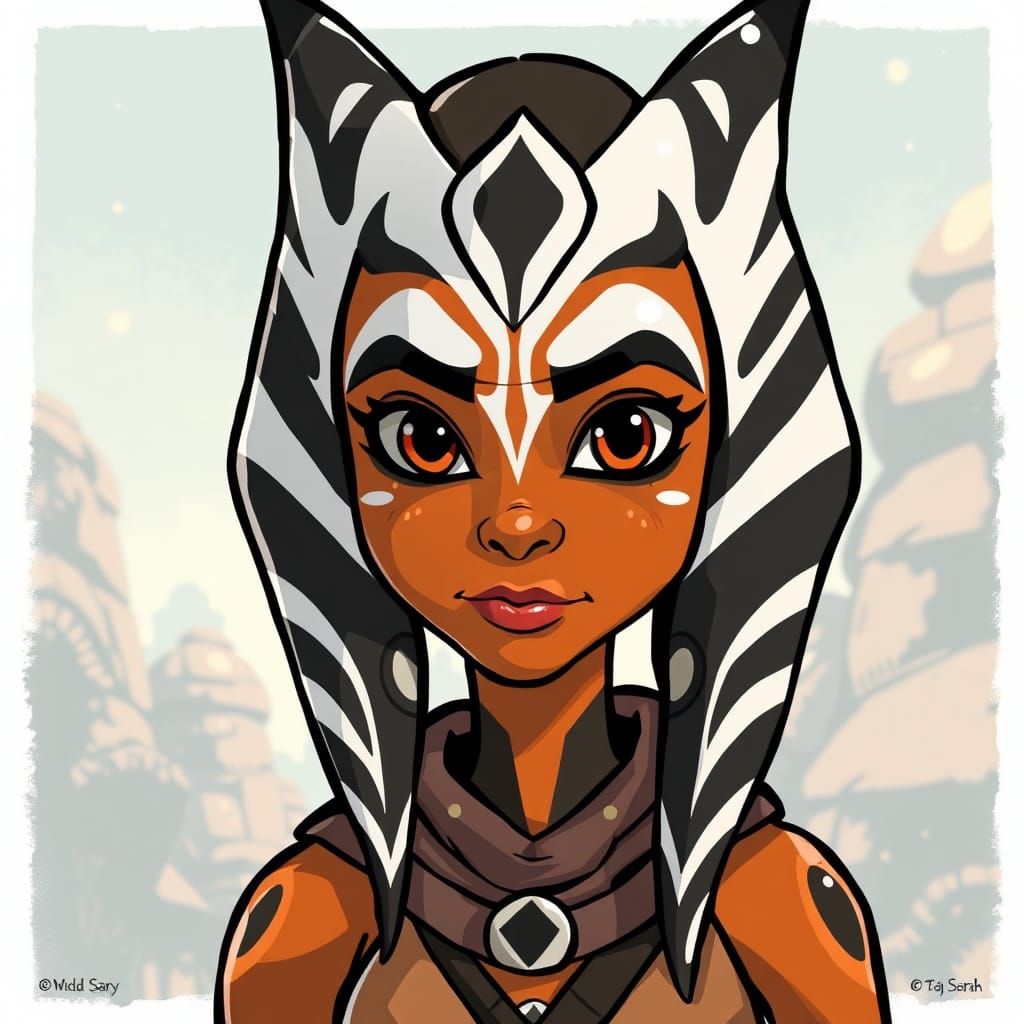 Cartoon Ahsoka Tano