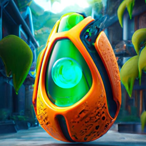 Gatorade Pod in Detailed Matte Painting Style