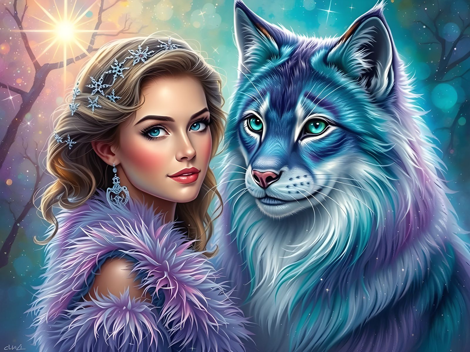 Ethereal Fantasy Masterpiece in Soft, Dreamy Colors