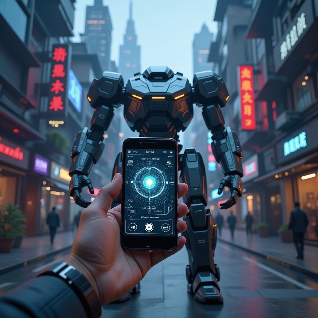 Futuristic India: Digital Transformation in a Sci-Fi Citysca...