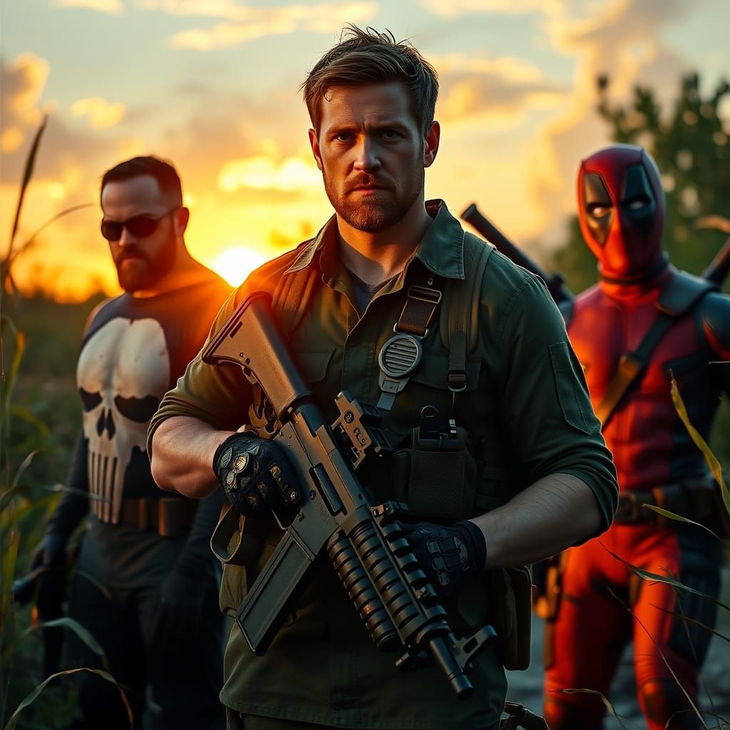 Green Beret Action Heroes in the Florida Everglades