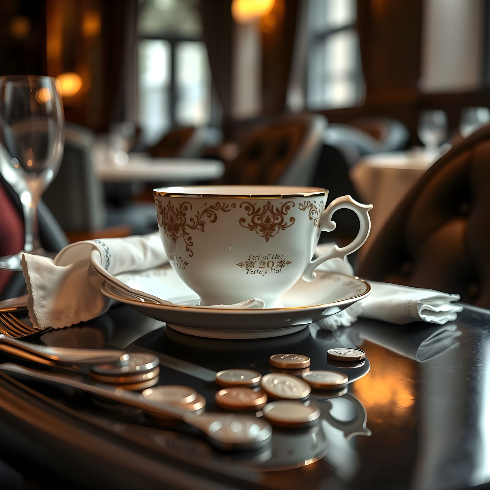 Luxurious Afternoon Tea Scene