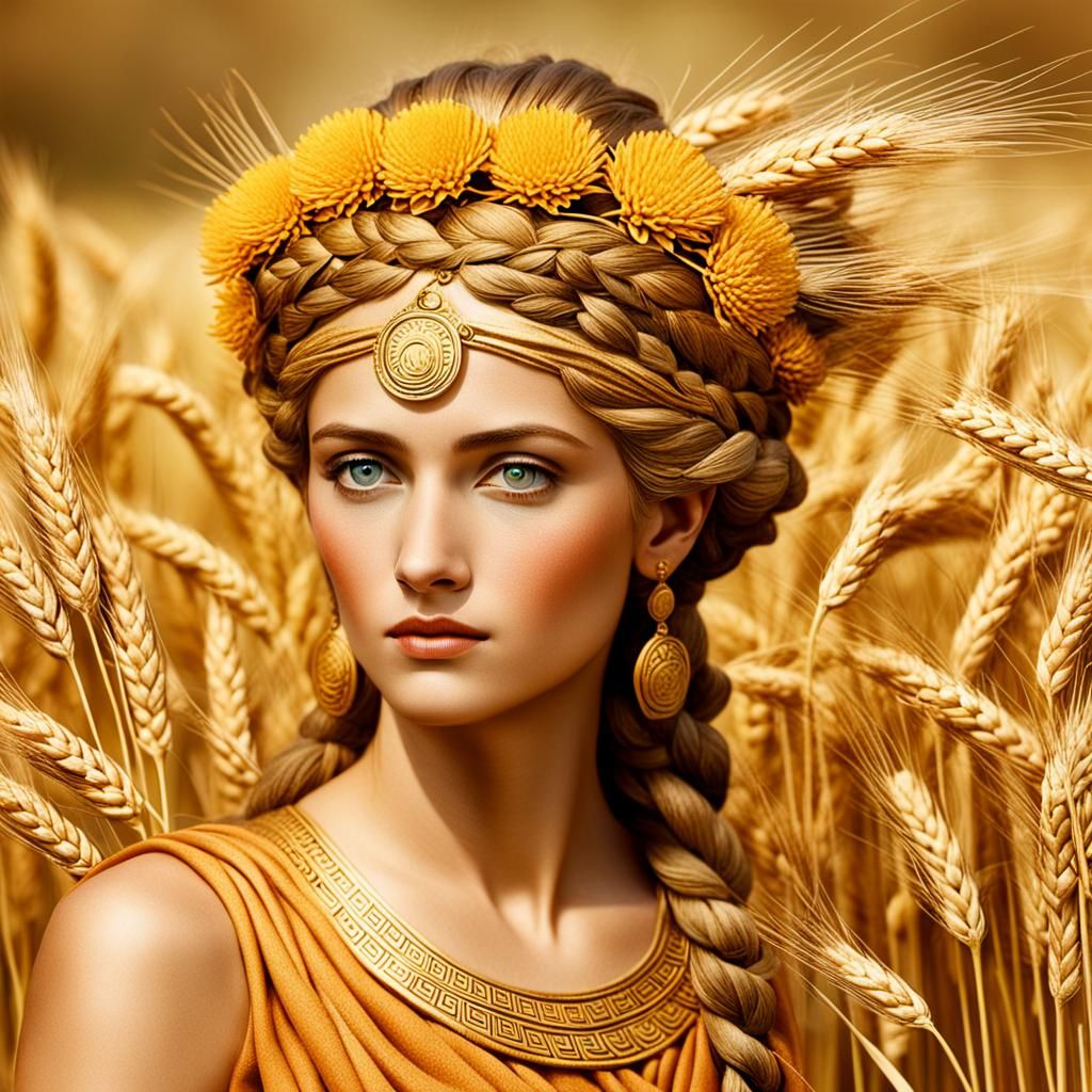 Demeter, Greek Goddess of Wheat