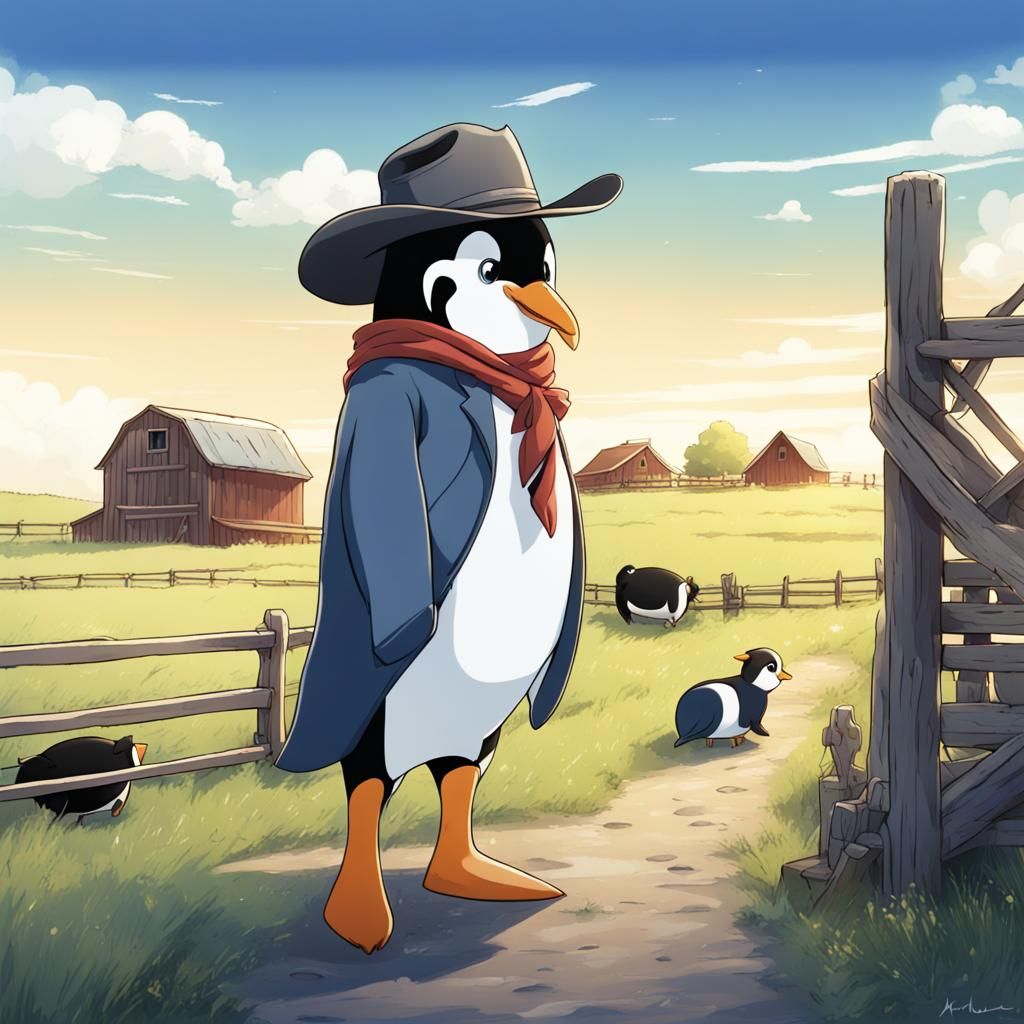 Penguin Cowboy