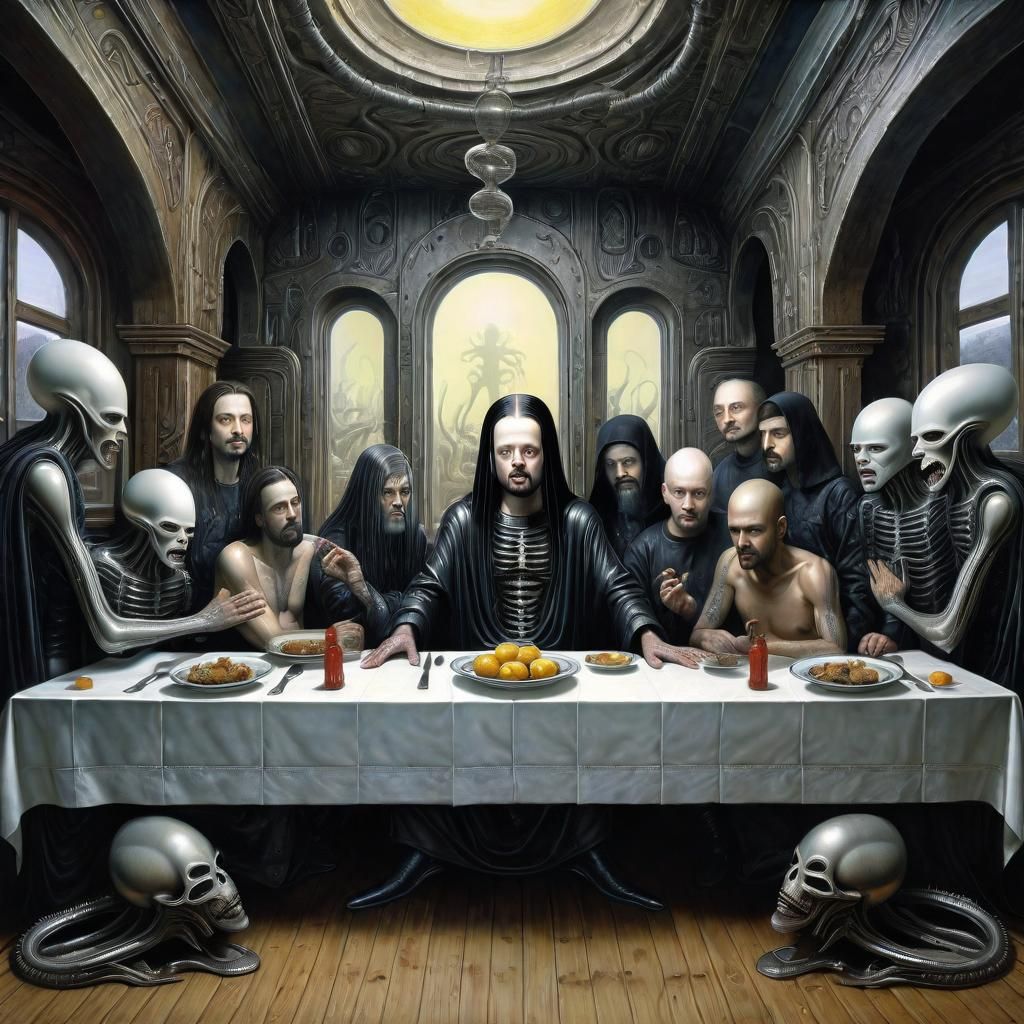 The alien last supper