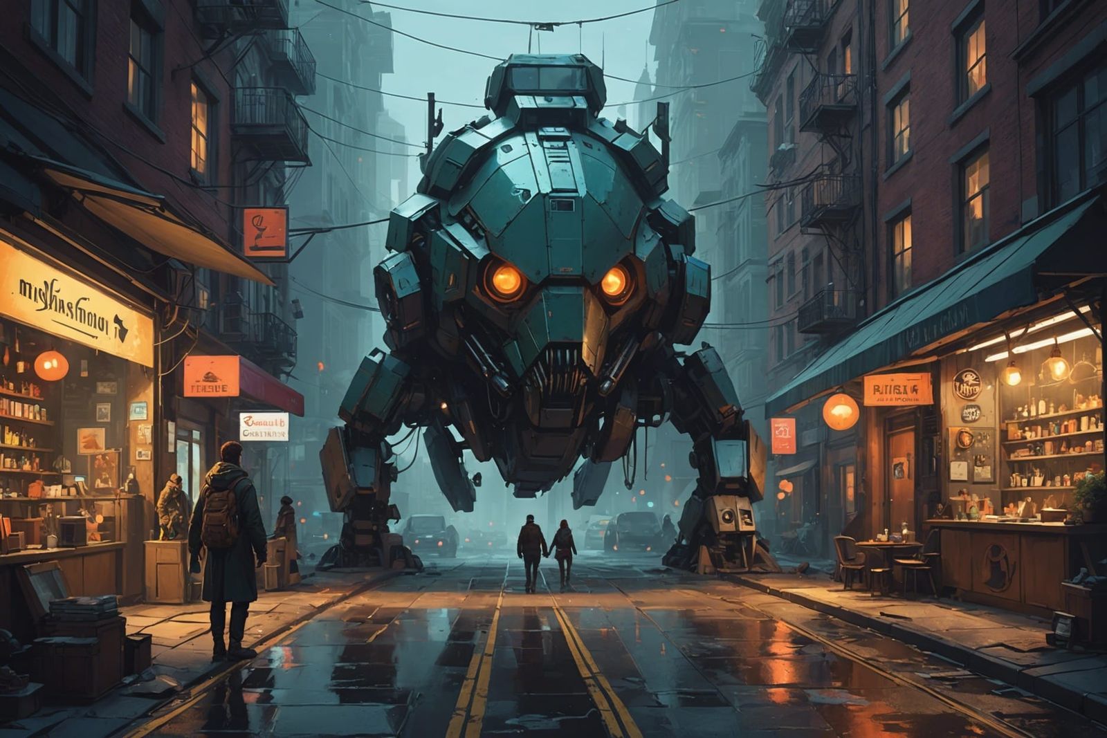 Vibrant Digital Art Showcase with Dynamic Lighting