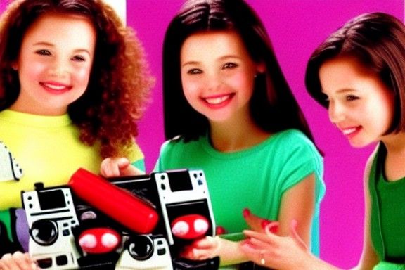 Nostalgic Still from 1998 Girls Toy Commercial
