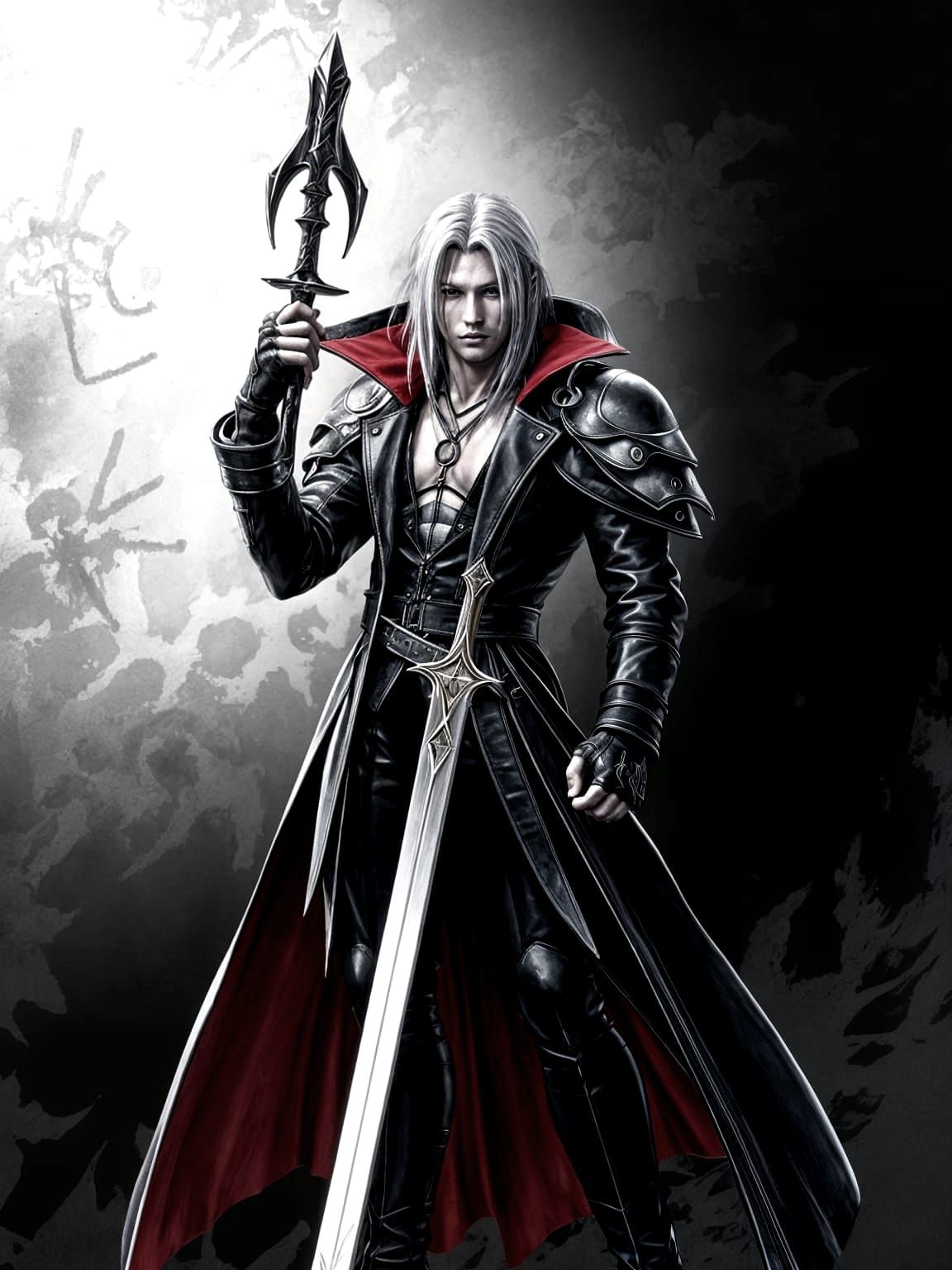 Sephiroth Digital Pencil Sketch