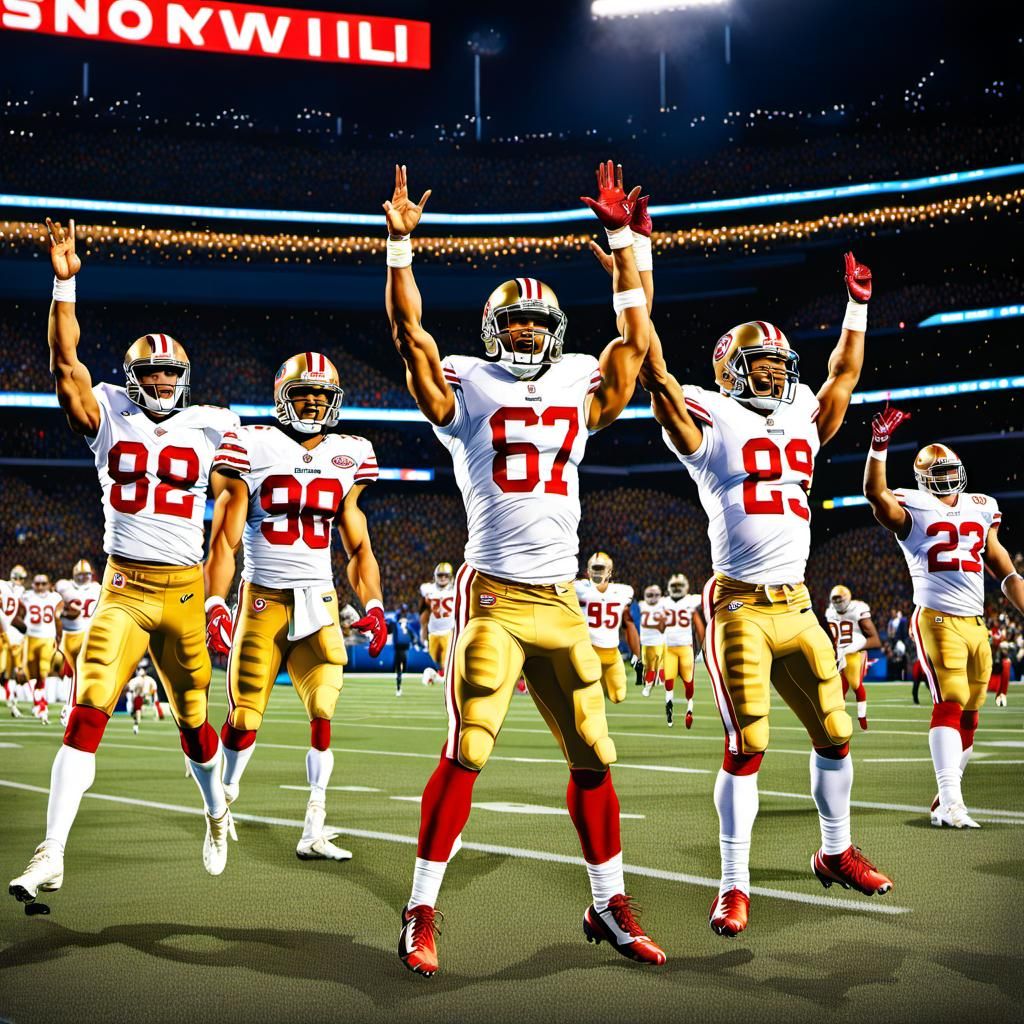 San Francisco 49ers Raise the Roof at Super Bowl LVIII in their Iconic Gold Uniforms