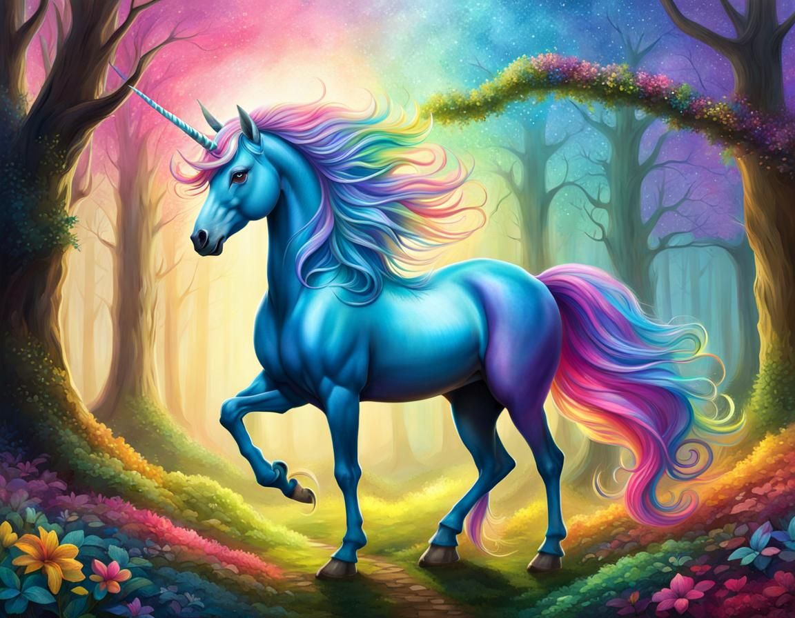 Rainbow unicorn