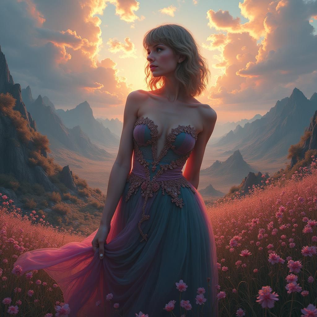 Fantasy Portrait in Unreal Engine 5 Style