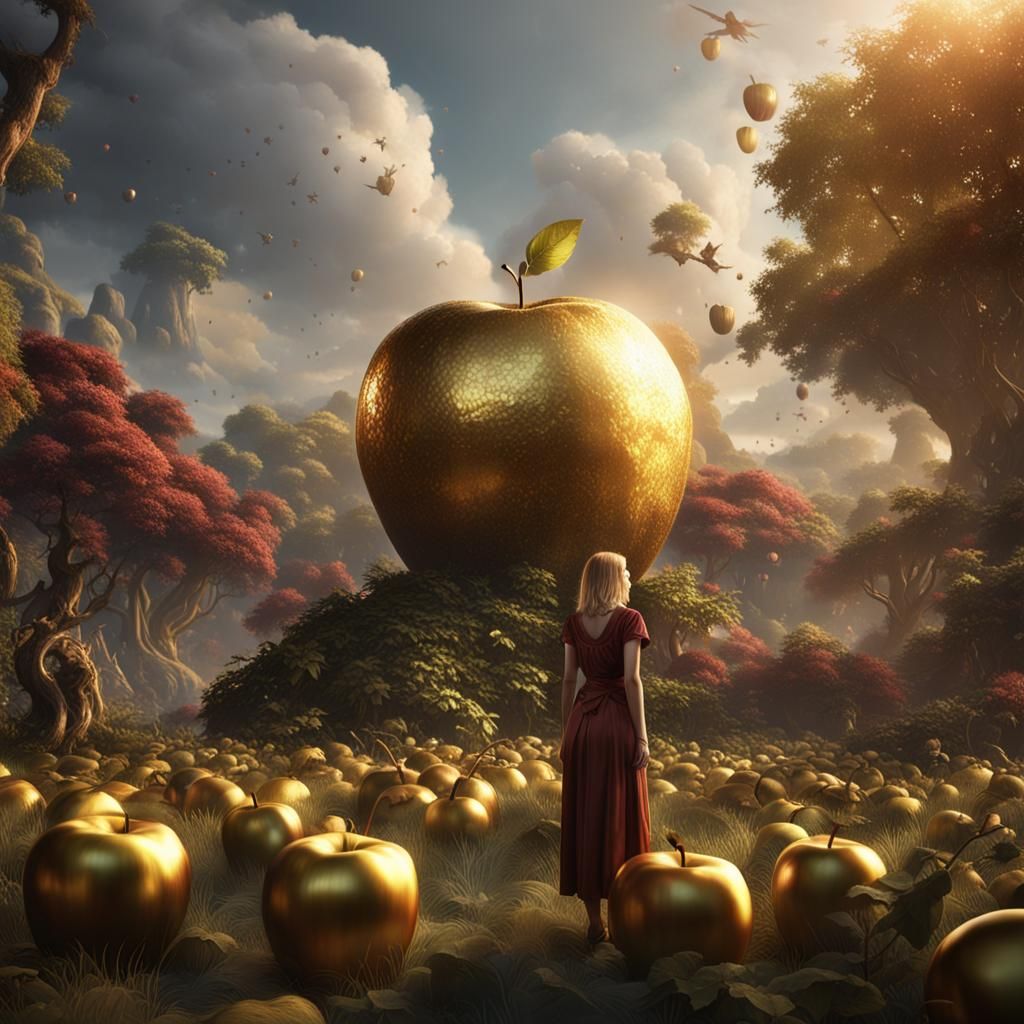 Eve and Adam in the Garden of Eden