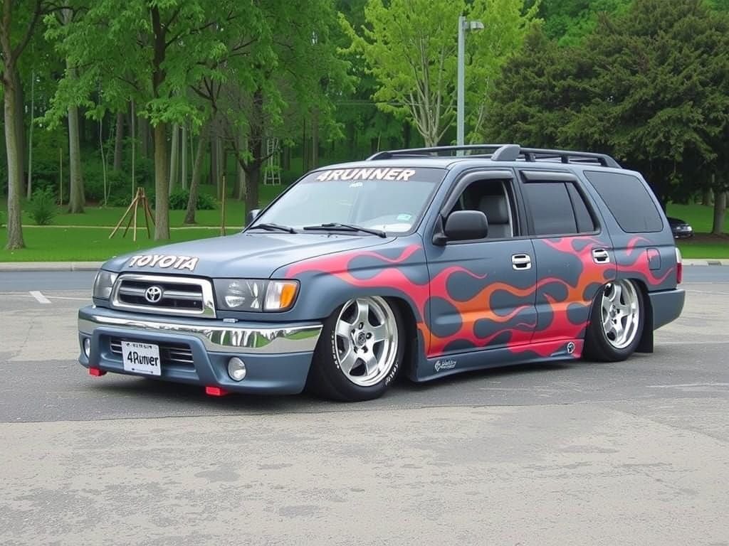 Radical Rat Rod 2001 Toyota 4Runner with Retro-Futuristic Fl...