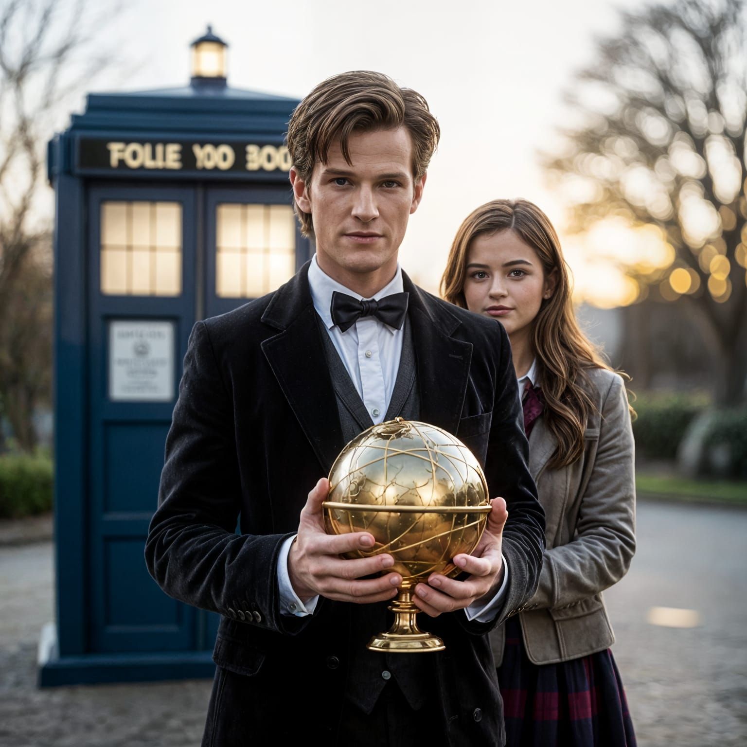 Doctor Who Protects Earth With Sonic Screwdriver and Golden ...