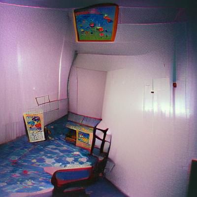 Lonely Childhood Room: Digital Rendering