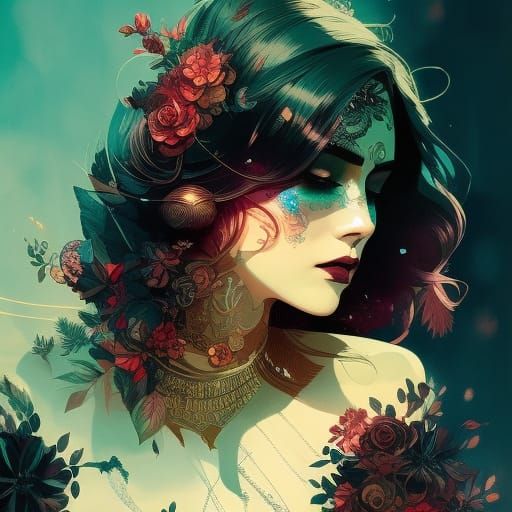 Steampunk Key Visual in Dark Studio Lighting