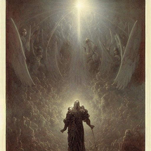 Angelic Horror in a Starry Paradise