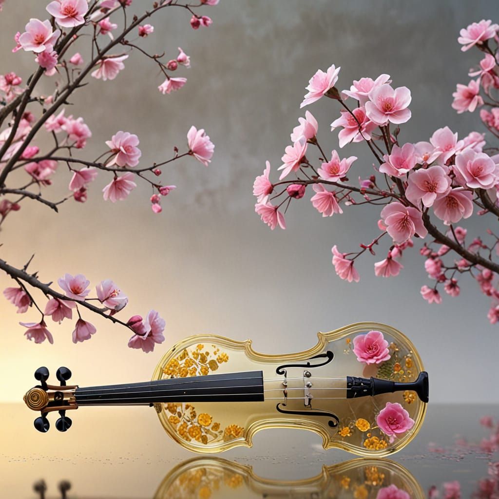 Flower violin