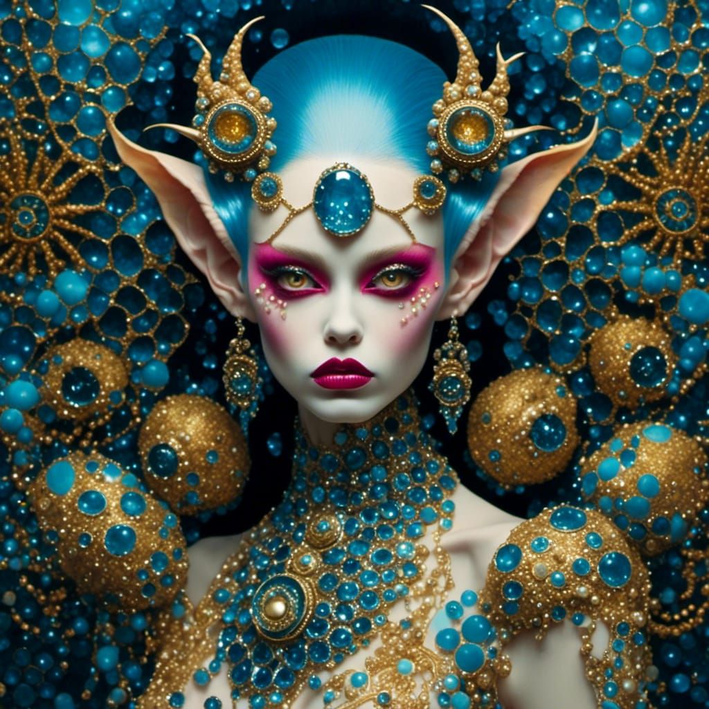 Goblin Mother and Orc Husband Fantasy Portrait