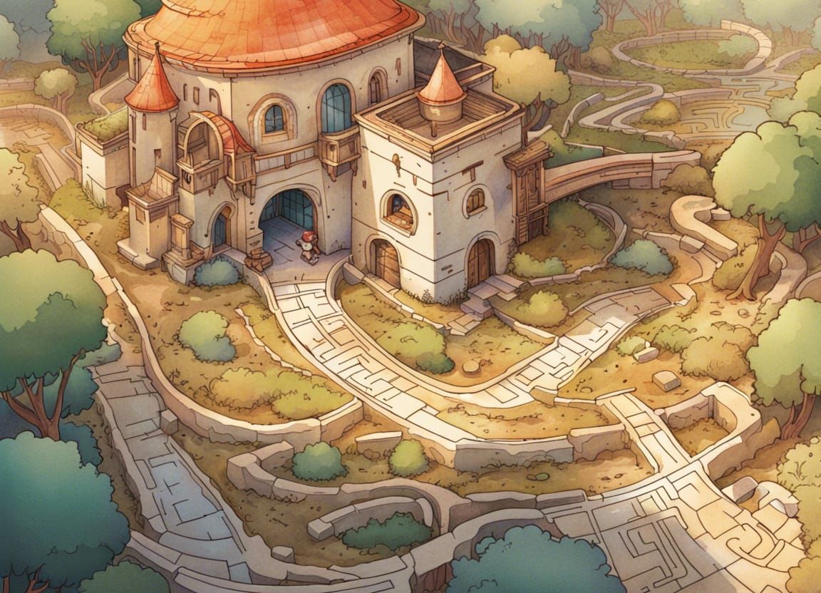 Epic maze for little mice