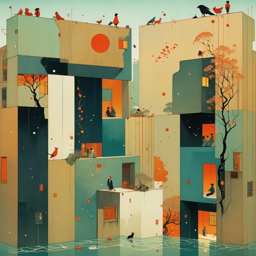 Detailed Fantasy Illustration in Storybook Style