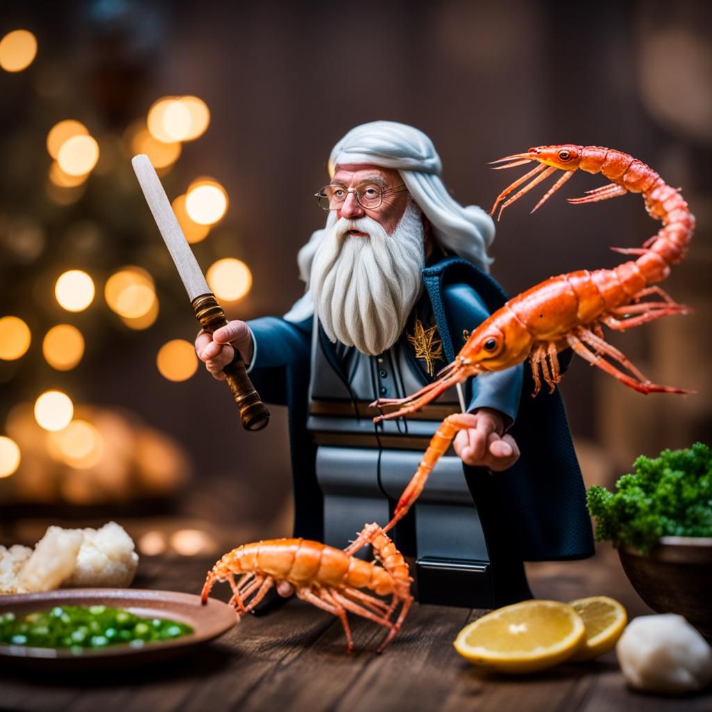Dumbledore's Seafood Showdown: A Culinary Conflict