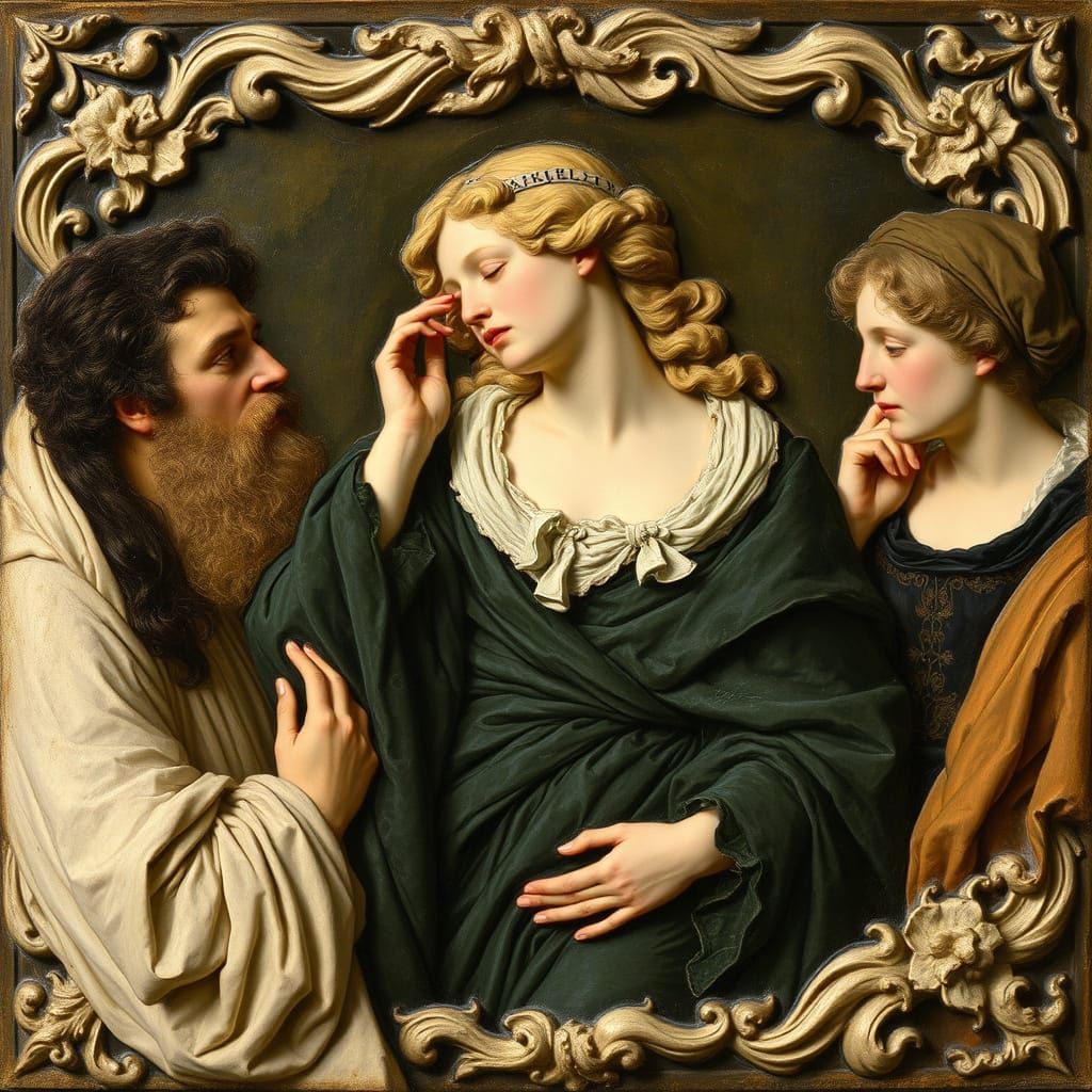 Influential Artists' Renaissance-Inspired Masterpiece