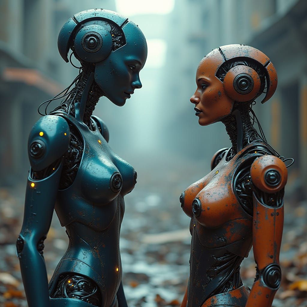 Cyberpunk Goddess of Obsolescence