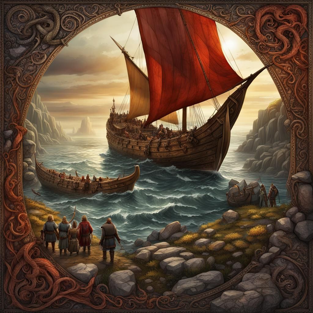 Viking Saga: Greenlanders Discovering America