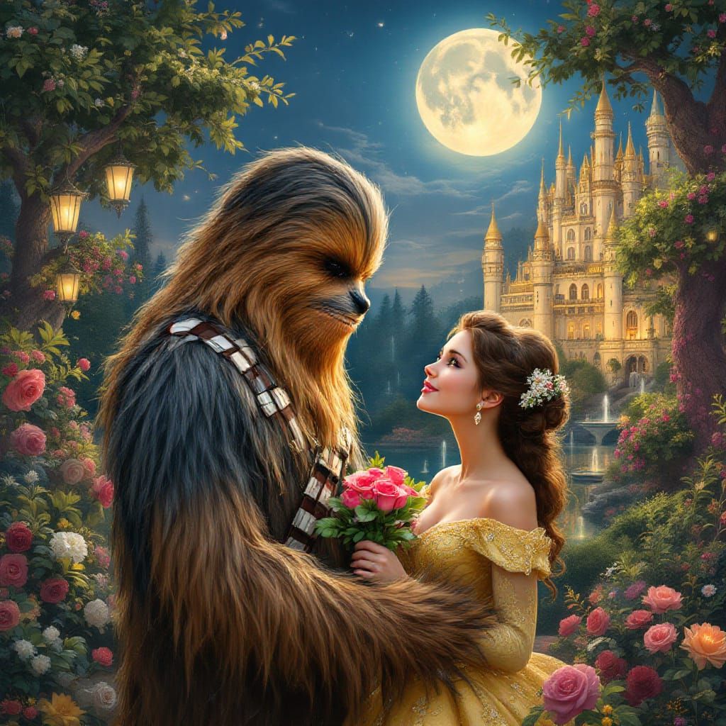Chewbacca and Belle: A Sci-Fi Fairy Tale