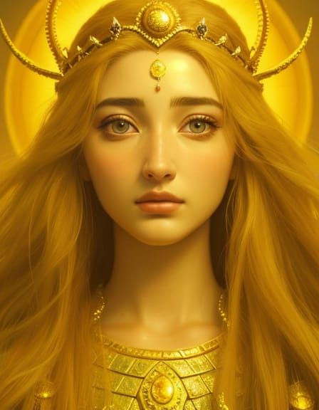 Breathtaking Goddess Portrait in Realistic Style