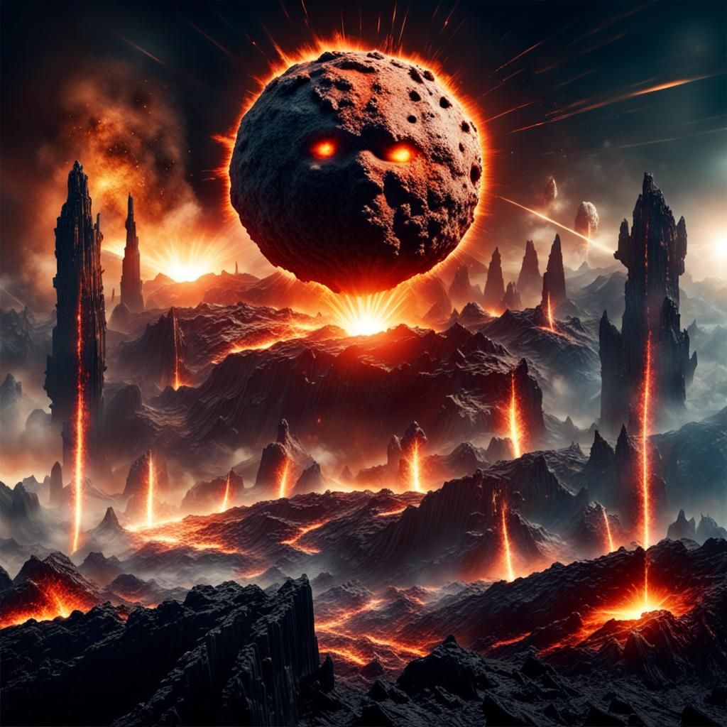 Apocalyptic Asteroid Destroys Earth in Fiery Explosion