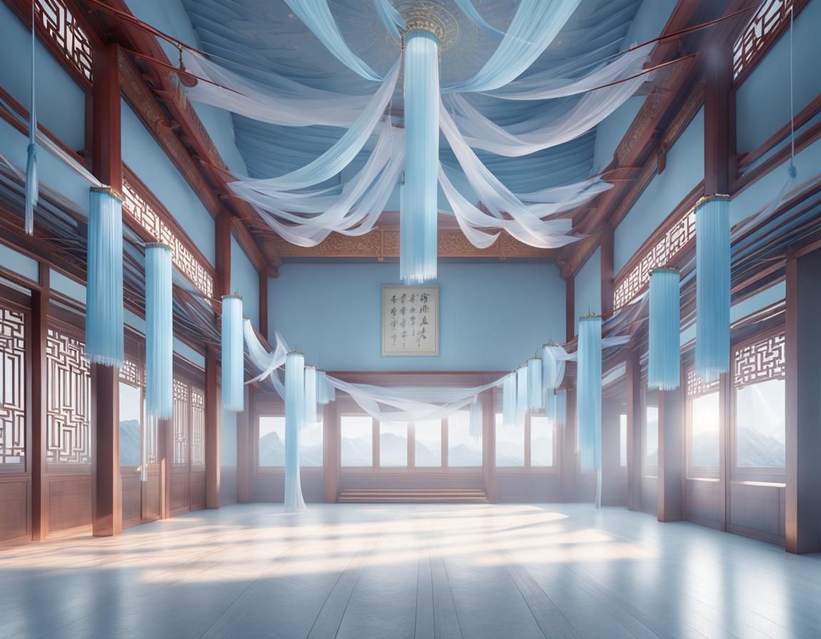 Chinese Cultivation Sect Main Hall in 8K