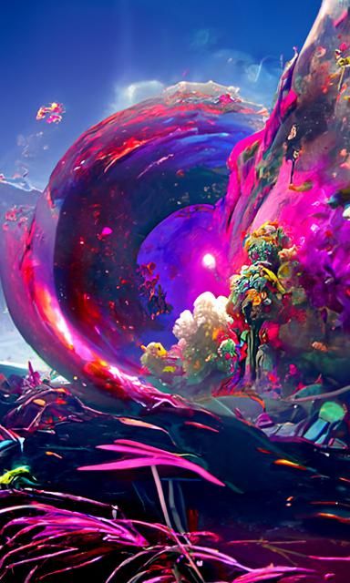Nebula Portal: A Hyperdetailed Fantasy Artscape