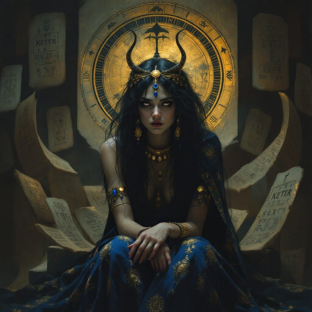 Inanna Contemplates the Mystery of Keter