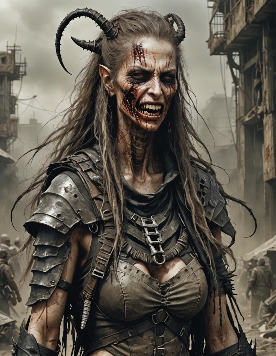 Post-Apocalyptic Anthropomorphic Glutton Portrait