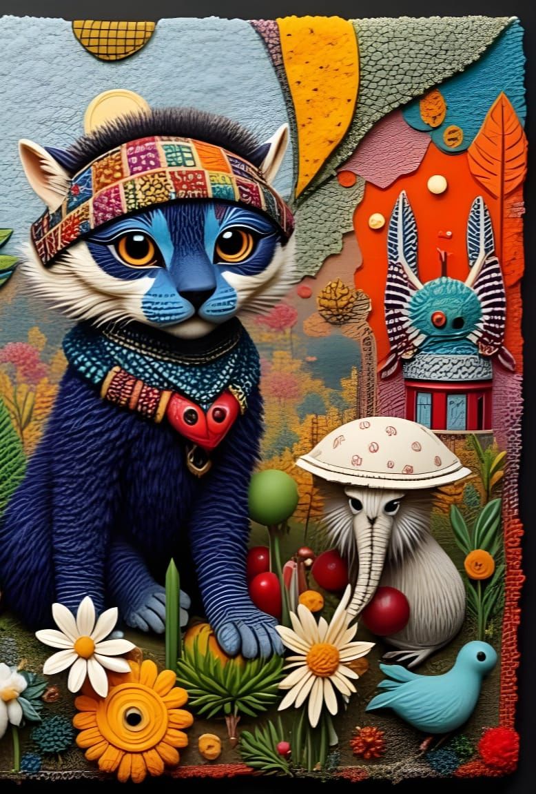 Retro Barcode Textile Fur Hybrids