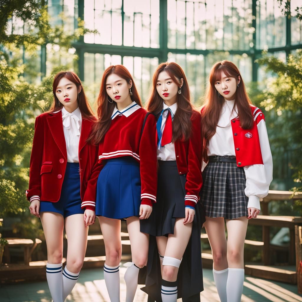 Red Velvet K-Pop Girl Group, Professional Photo