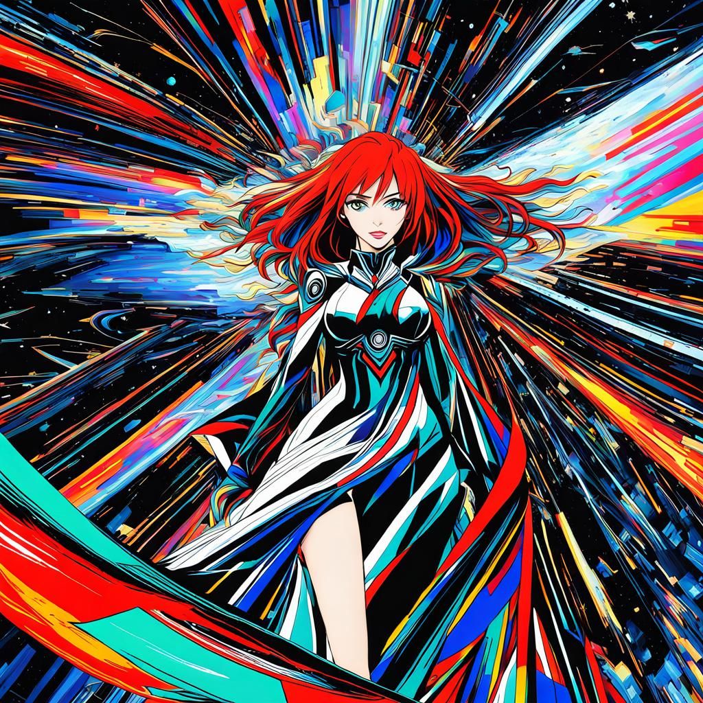 Girl who can see the future, but after many attempts, time a...