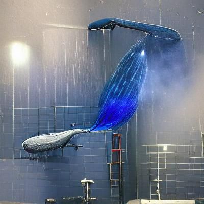 Blue Whale in Ocean Depths