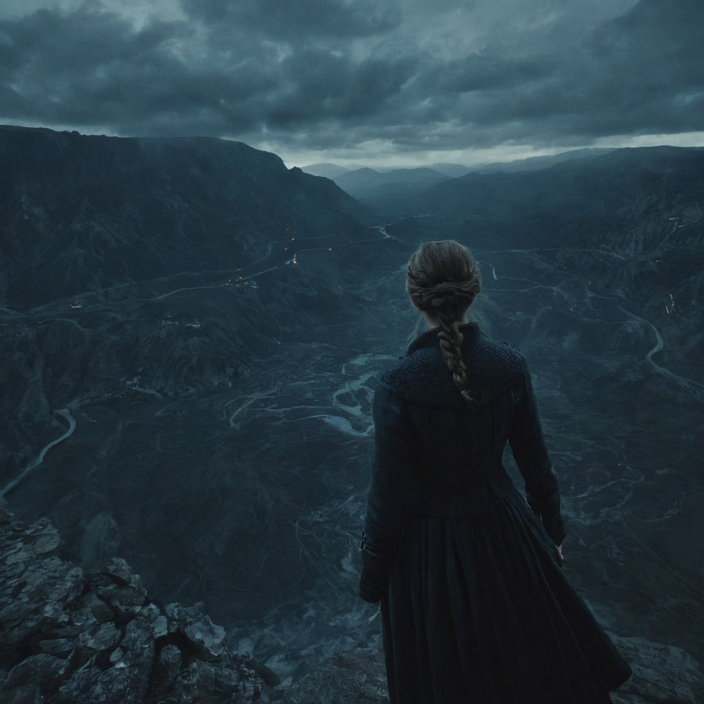 Dramatic Portrait of a Woman: AI Masterpiece