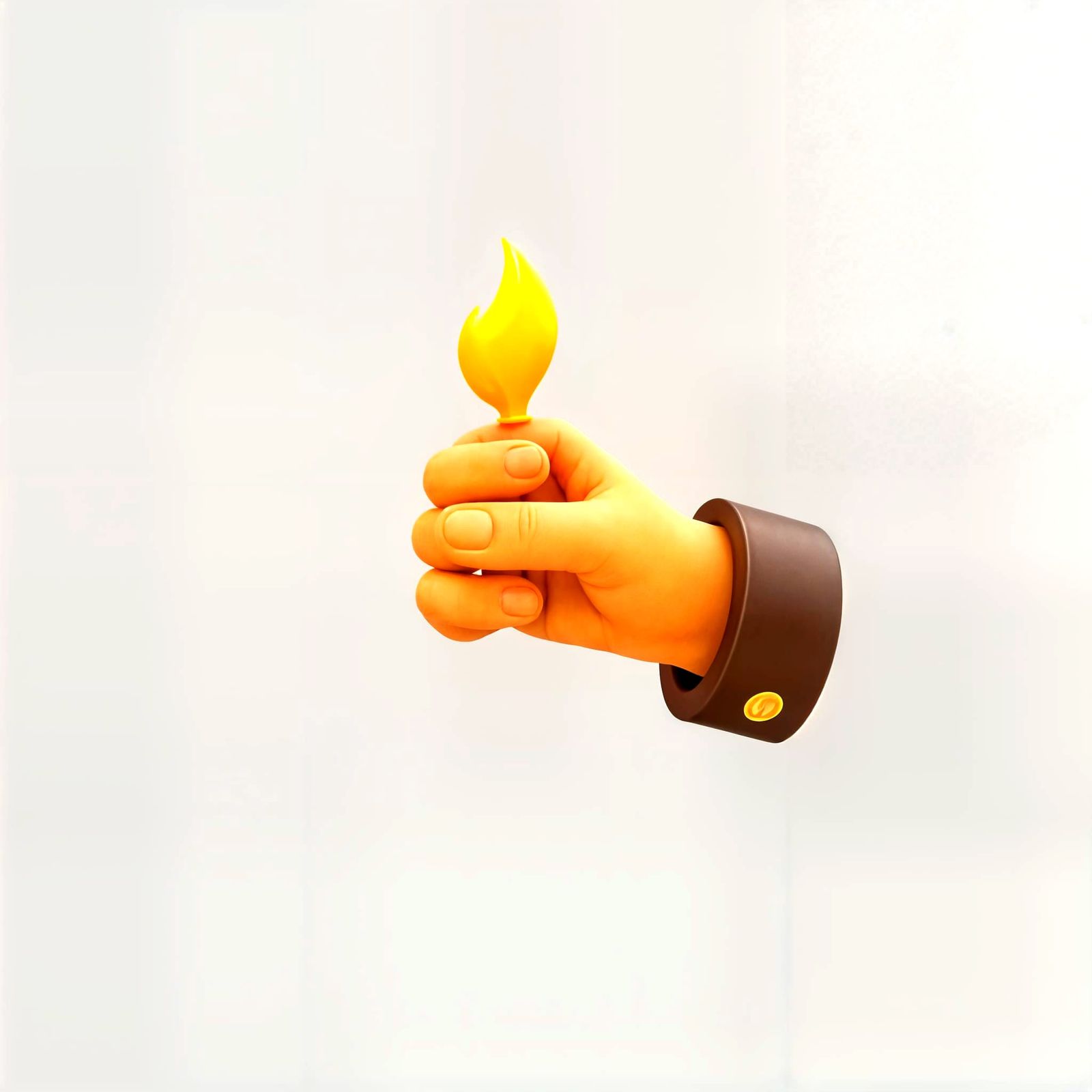 3D Pixar Nightcafe Emoji with Hand Giving Over Tip