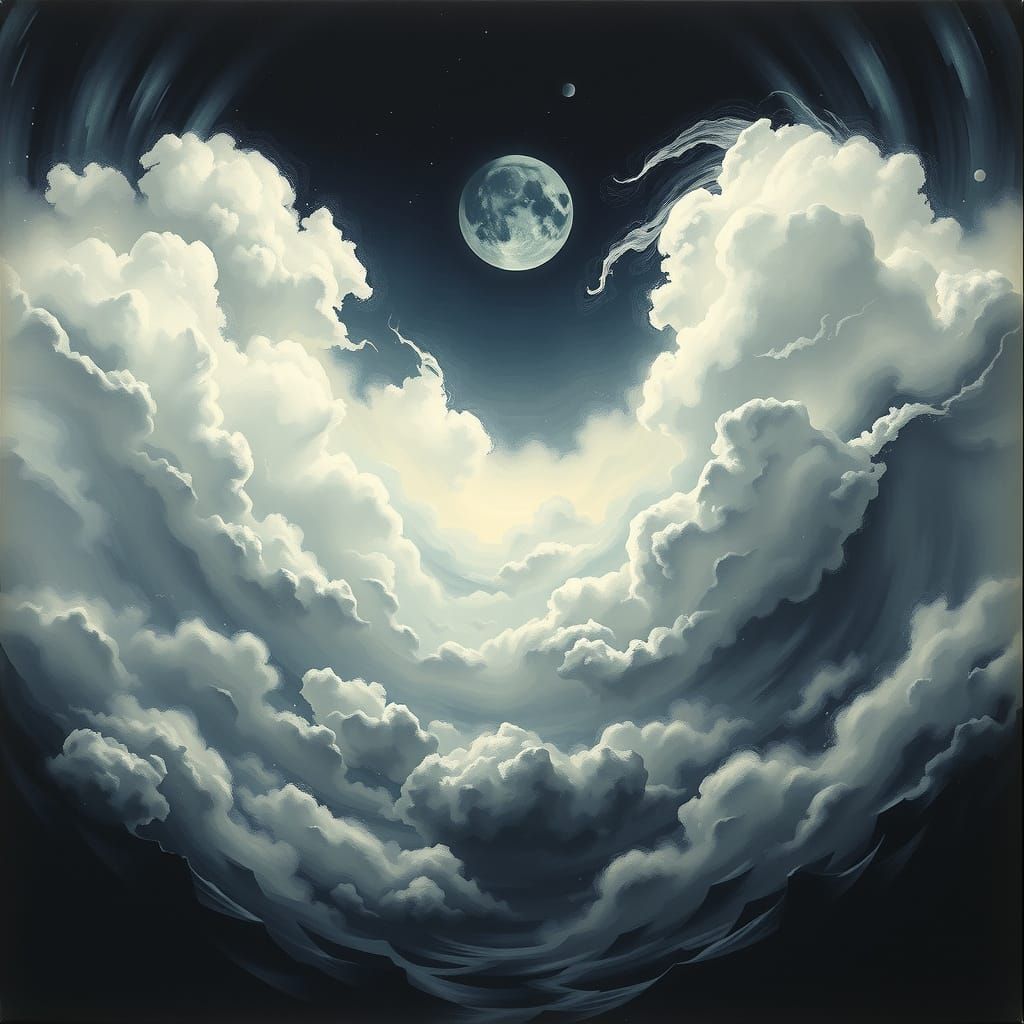 Endless Void in Dreamlike Abstraction