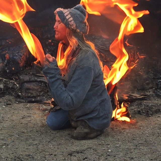 Abstract Fire and Love AI Creation