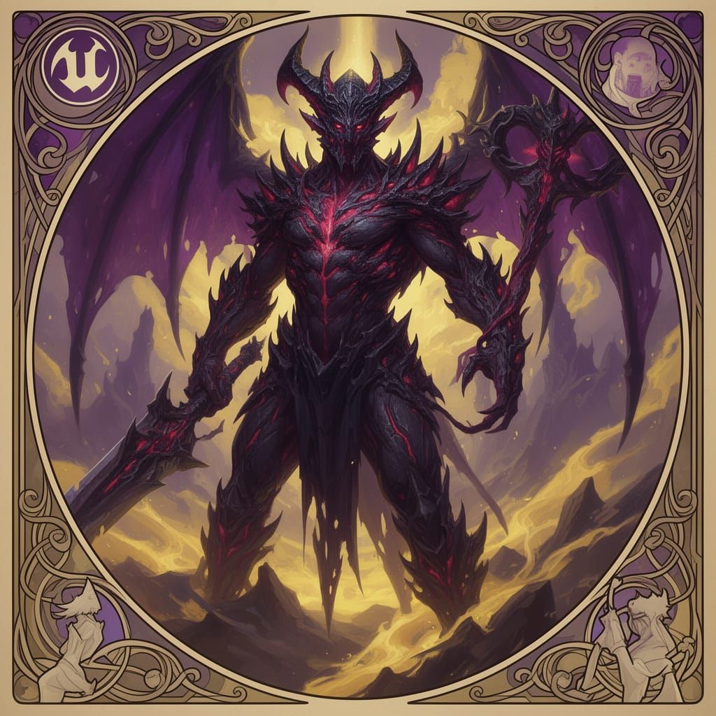 Demonic God Eater in Fortnite Style